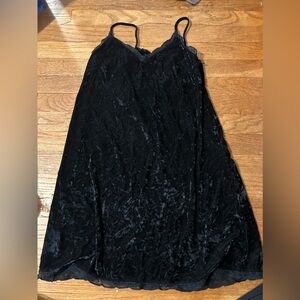 american eagle velvet slip dress